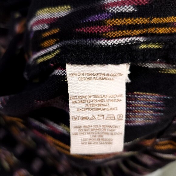 Free People Hooded Jacket The Ikat Parka Black Unlined Size Small Oversized - Picture 9 of 15